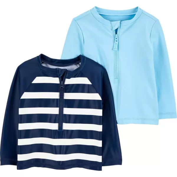 Simple Joys by Carter's Toddlers and Baby Boys' Assorted Rashguard Set, Pack of 2