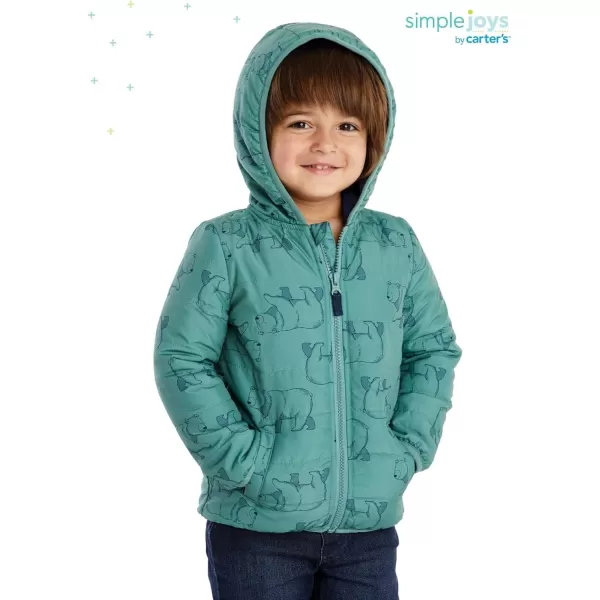 Simple Joys by Carter's Toddlers and Baby Boys' Puffer Jacket
