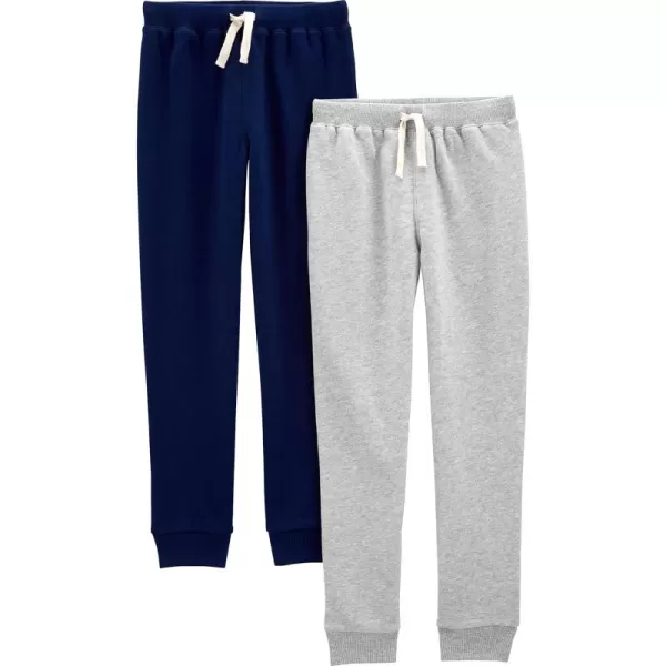 Simple Joys by Carter's Toddlers and Baby Boys' Pull-On Fleece Pants, Pack of 2