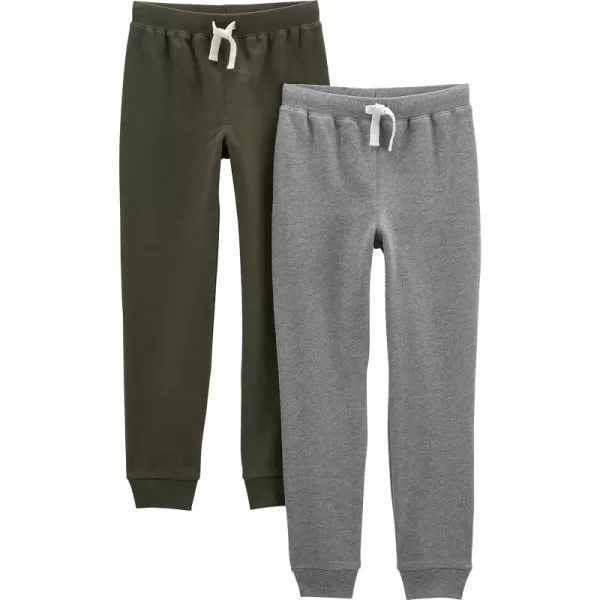 Simple Joys by Carter's Toddlers and Baby Boys' Pull-On Fleece Pants, Pack of 2
