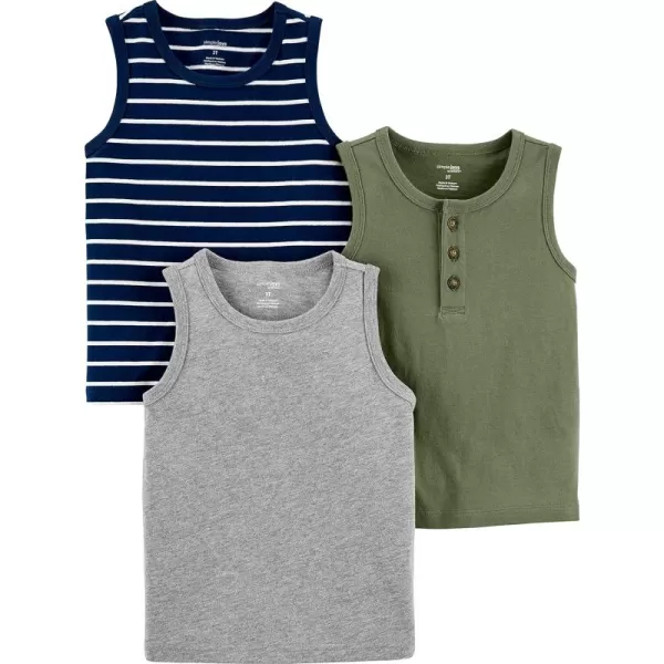 Simple Joys by Carter's Toddlers and Baby Boys' Tank Tops, Multipacks