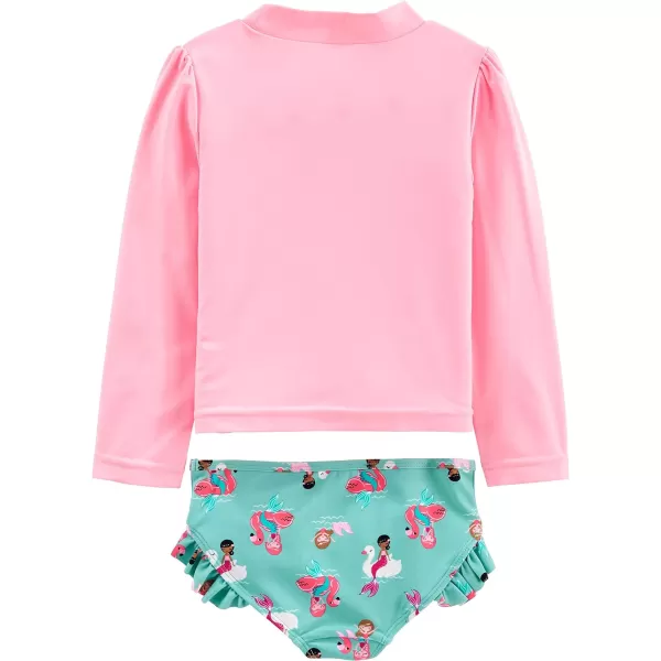 Simple Joys by Carter's Toddlers and Baby Girls' 2-Piece Assorted Rashguard Sets