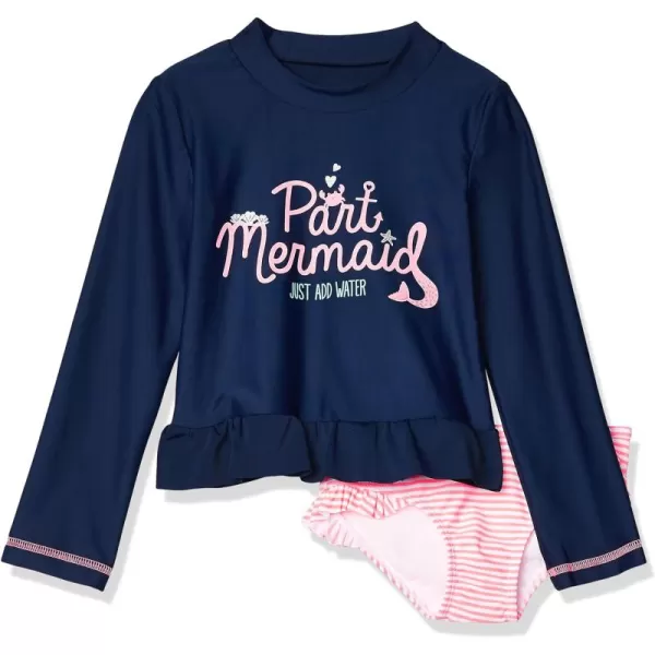 Simple Joys by Carter's Toddlers and Baby Girls' 2-Piece Assorted Rashguard Sets