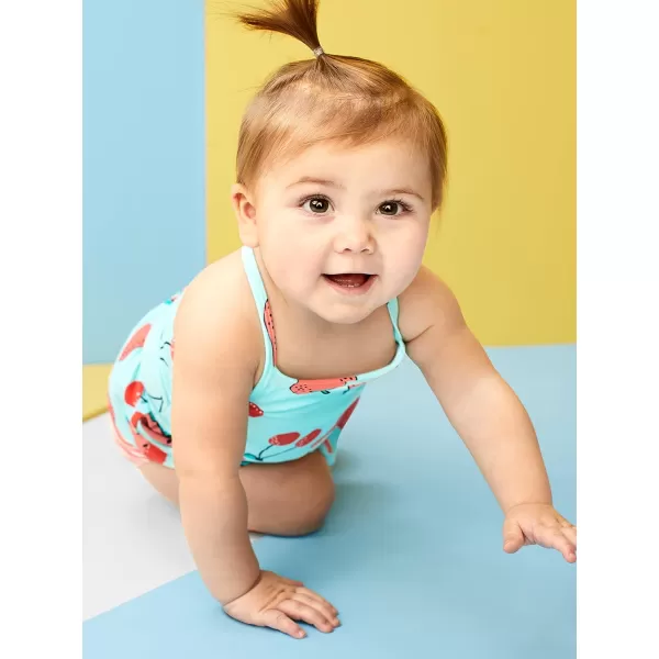 Simple Joys by Carter's Toddlers and Baby Girls' 3-Piece Assorted Rashguard Sets