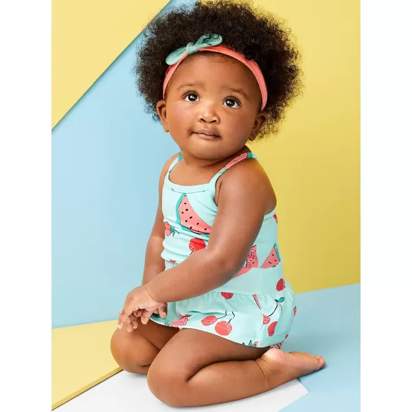 Simple Joys by Carter's Toddlers and Baby Girls' 3-Piece Assorted Rashguard Sets