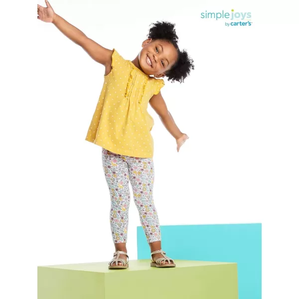 Simple Joys by Carter's Toddlers and Baby Girls' 3-Piece Playwear Set