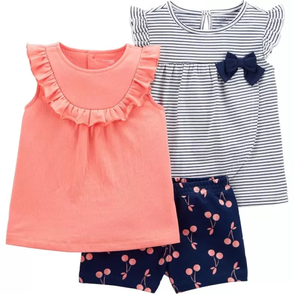 Simple Joys by Carter's Toddlers and Baby Girls' 3-Piece Playwear Set