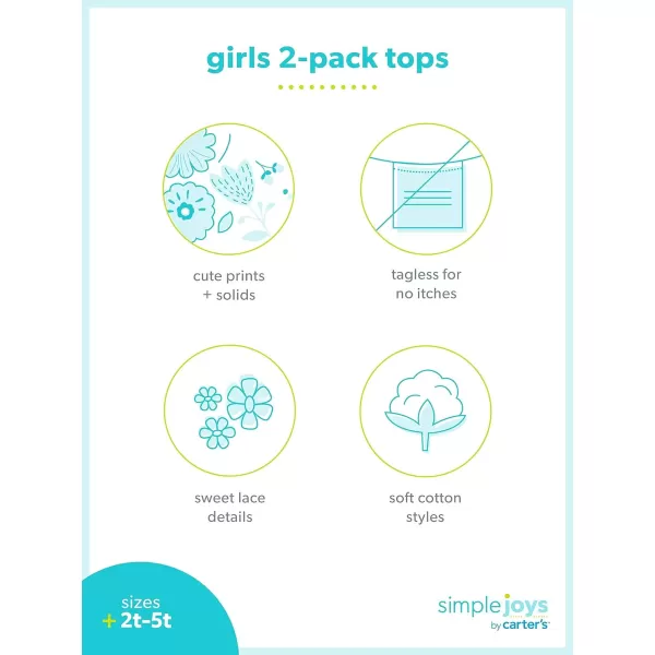 Simple Joys by Carter's Toddlers and Baby Girls' Long-Sleeve Tops