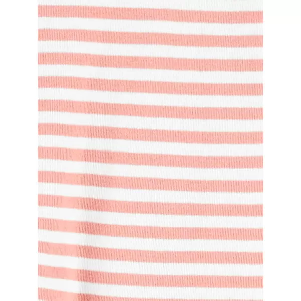 Simple Joys by Carter's Toddlers and Baby Girls' Snug-Fit Footed Cotton Pajamas, Pack of 3