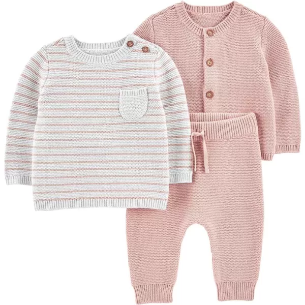 Simple Joys by Carter's Unisex Babies' 3-Piece Sweater Set