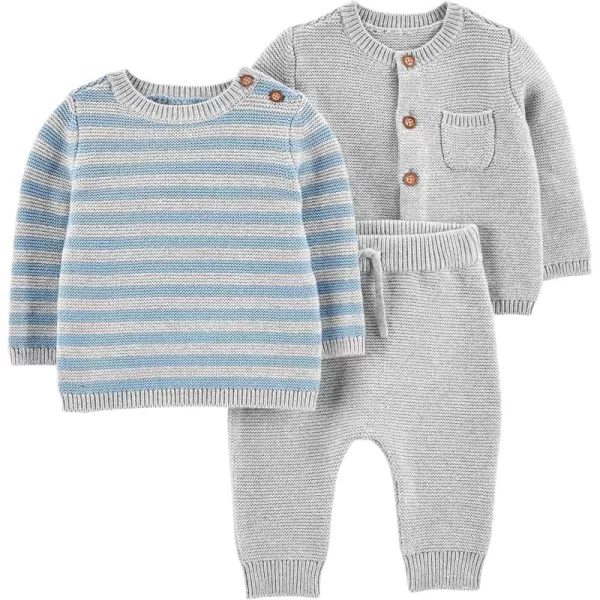 Simple Joys by Carter's Unisex Babies' 3-Piece Sweater Set