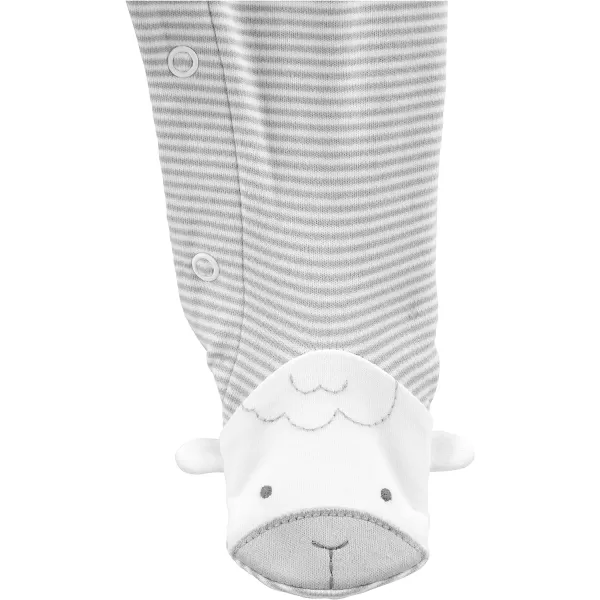 Simple Joys by Carter's Unisex Babies' Cotton Footed Sleep and Play, Pack of 2