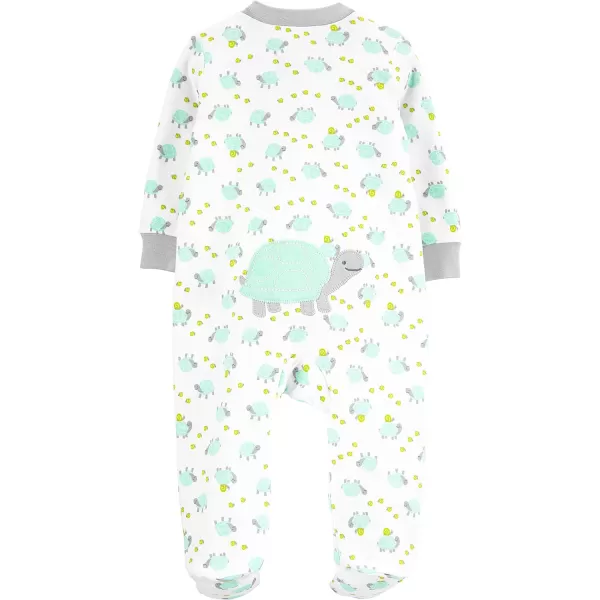 Simple Joys by Carter's Unisex Babies' Cotton Footed Sleep and Play, Pack of 2