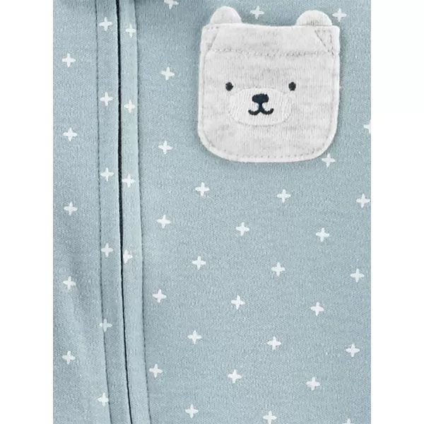 Simple Joys by Carter's Unisex Babies' Cotton Footed Sleep and Play, Pack of 3