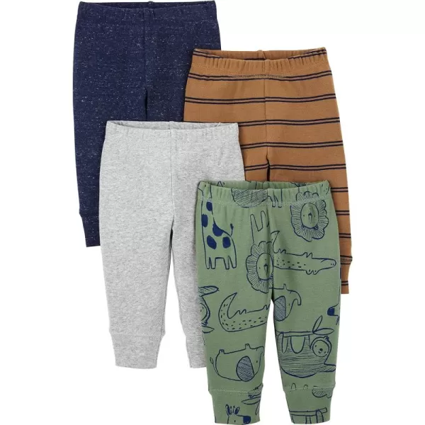 Blue Heather/Brown Stripe/Grey Heather/Olive Animal