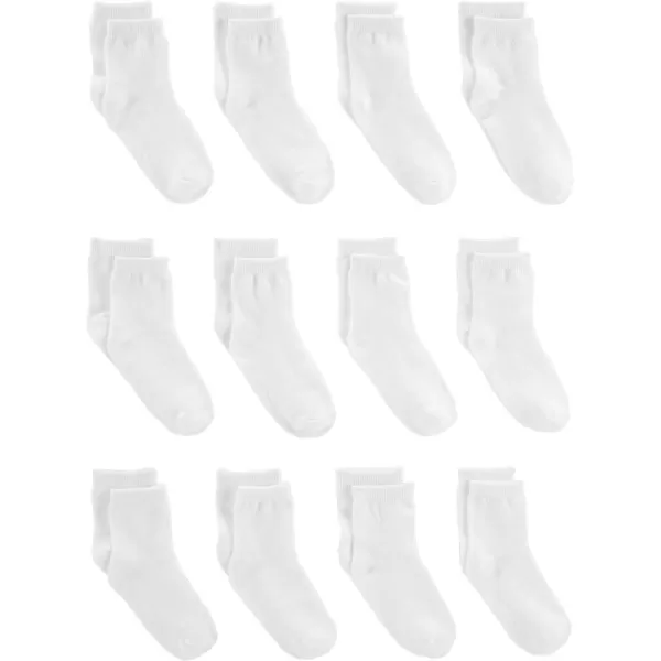 Simple Joys by Carter's Unisex Babies' Crew Socks, 12 pairs