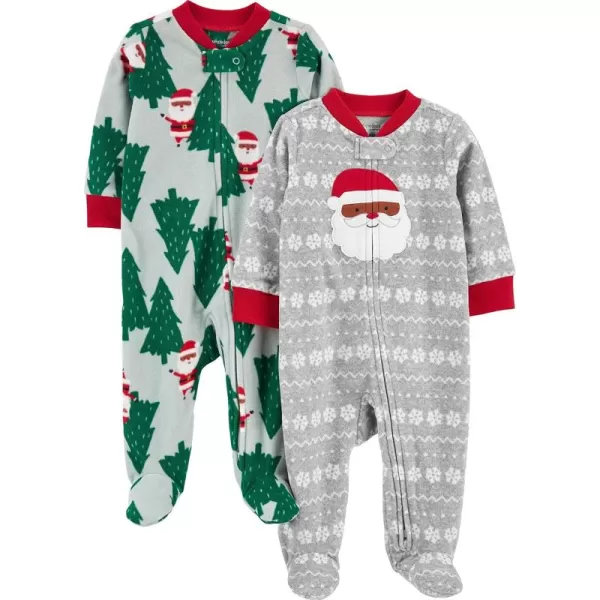 Grey Santa/Christmas Print