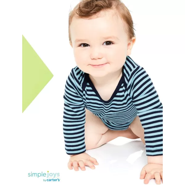 Simple Joys by Carter's Unisex Babies' Long-Sleeve Bodysuit, Pack of 5