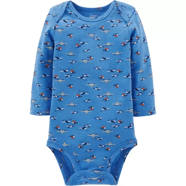 Simple Joys by Carter's Unisex Babies' Long-Sleeve Bodysuit, Pack of 5