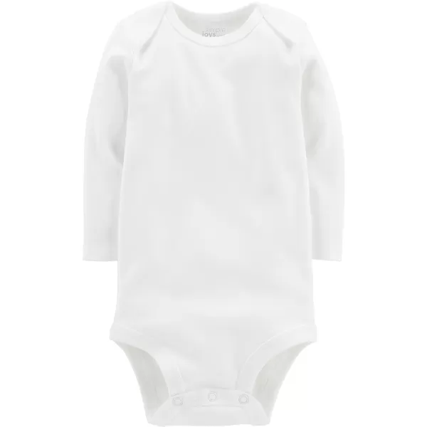Simple Joys by Carter's Unisex Babies' Long-Sleeve Bodysuit, Pack of 5