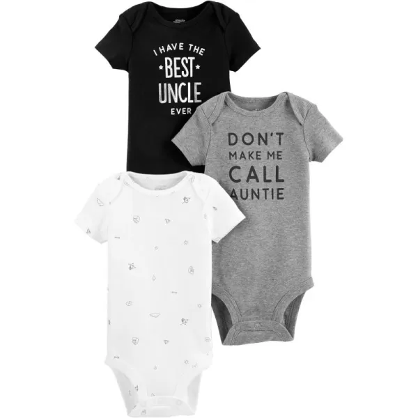 Simple Joys by Carter's Unisex Babies' Short-Sleeve Bodysuit, Multipacks