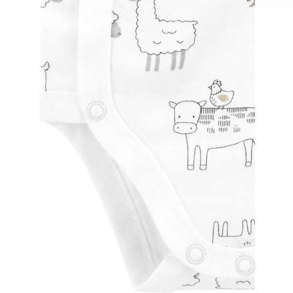 Simple Joys by Carter's Unisex Babies' Short-Sleeve Bodysuit, Multipacks