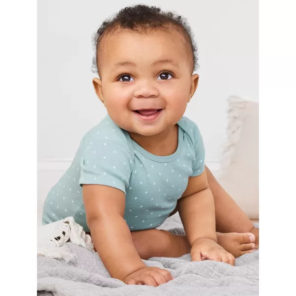 Simple Joys by Carter's Unisex Babies' Short-Sleeve Bodysuit, Multipacks