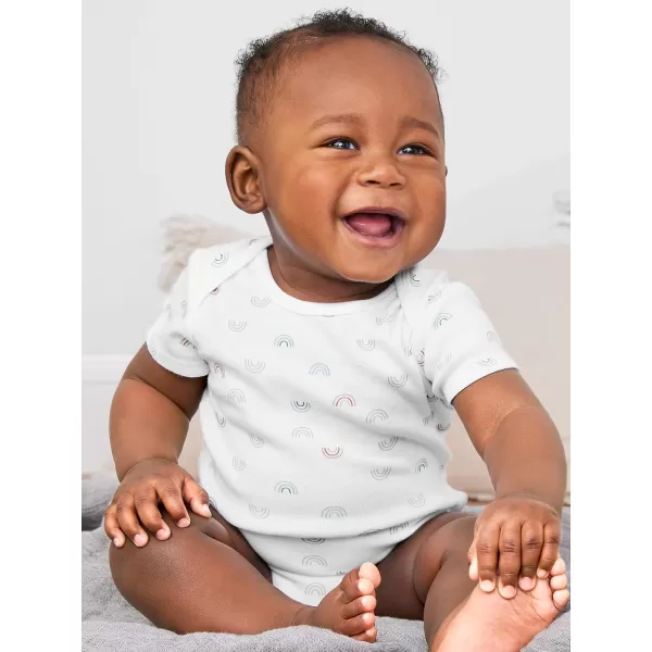 Simple Joys by Carter's Unisex Babies' Short-Sleeve Bodysuit, Multipacks