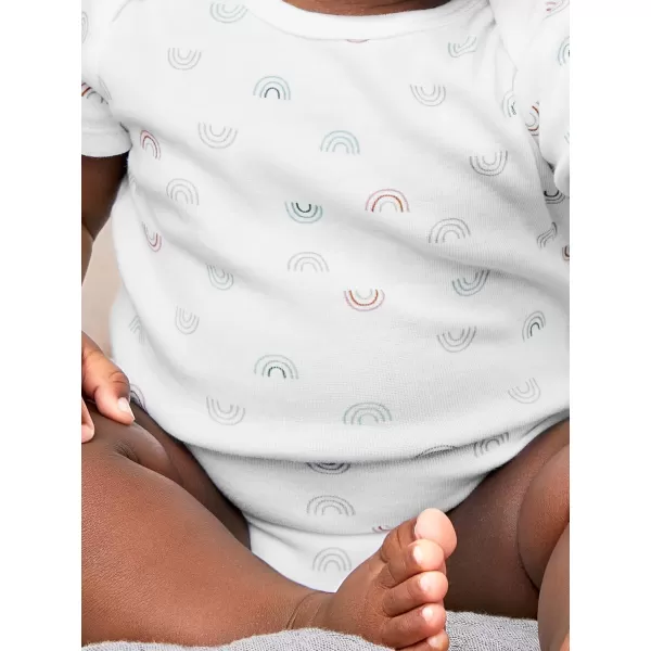 Simple Joys by Carter's Unisex Babies' Short-Sleeve Bodysuit, Multipacks