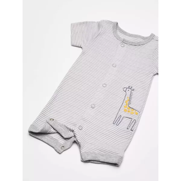 Simple Joys by Carter's Unisex Babies' Snap-Up Rompers, Pack of 3