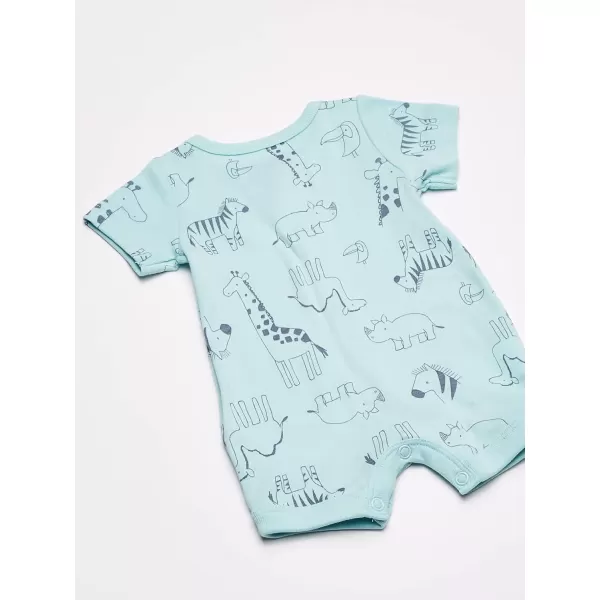 Simple Joys by Carter's Unisex Babies' Snap-Up Rompers, Pack of 3