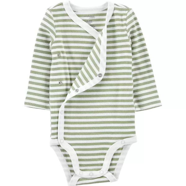 Simple Joys by Carter's Unisex Babies' Textured Bodysuits, Pack of 4