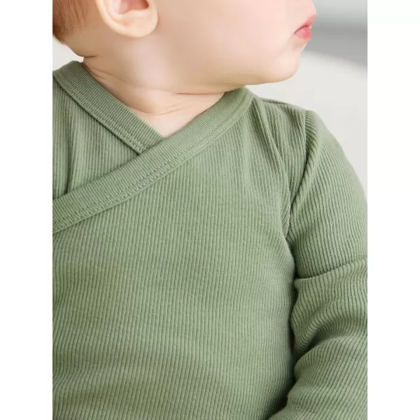 Simple Joys by Carter's Unisex Babies' Textured Bodysuits, Pack of 4