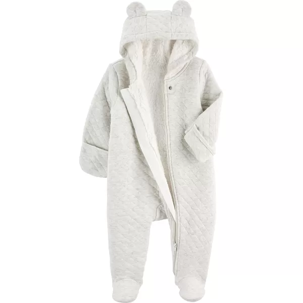 Simple Joys by Carter's Unisex Baby Fleece Footed Jumpsuit Pram