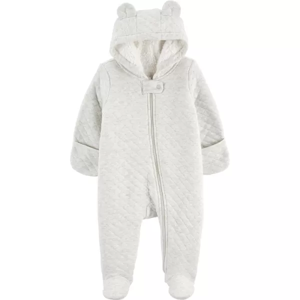 Simple Joys by Carter's Unisex Baby Fleece Footed Jumpsuit Pram