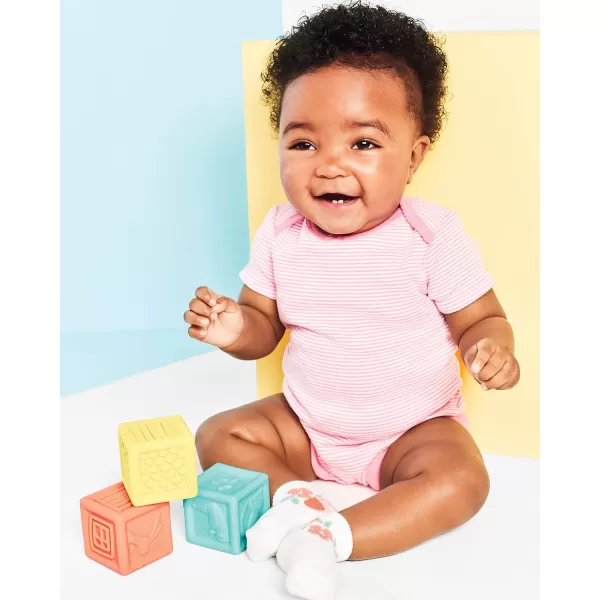 Simple Joys by Carter's Unisex Baby Squeeze Blocks, Multi Color, One Size
