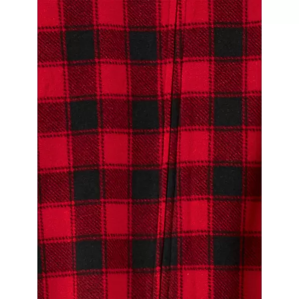 Simple Joys by Carter's Unisex Kids' Holiday Loose-Fit Flame Resistant Fleece Footed Pajamas, Pack of 2
