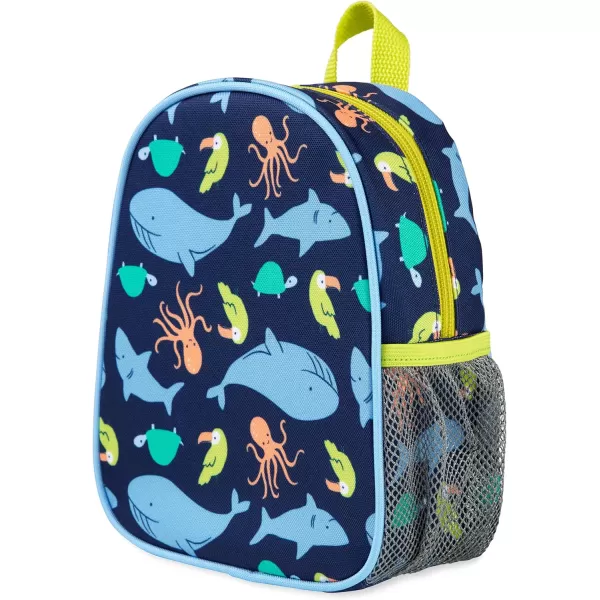 Simple Joys by Carter's Unisex Kid's Mini Backpack, Blue, One Size