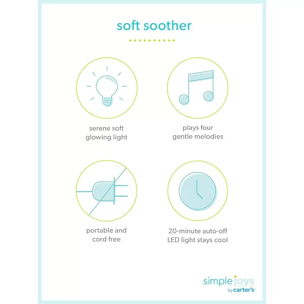 Simple Joys by Carter's Unisex Kid's Soft Soother