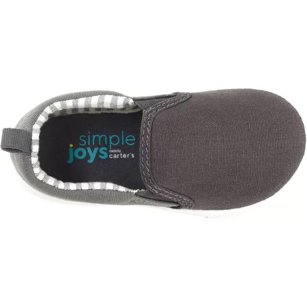 Simple Joys by Carter's Unisex Kids and Toddlers' Casual Slip-on Canvas Shoe