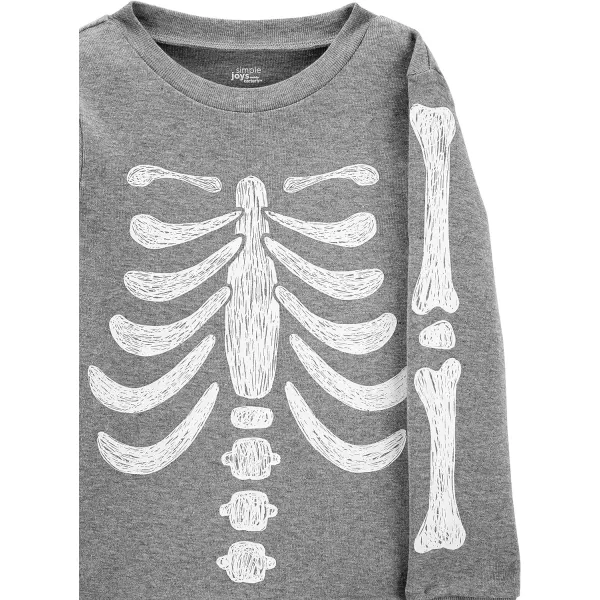 Simple Joys by Carter's Unisex Toddlers and Babies' 3-Piece Snug-Fit Cotton Halloween Pajama Set