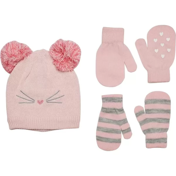 Simple Joys by Carter's girls Hat and Mitten Set