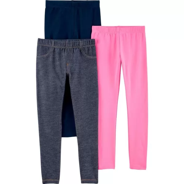 Simple Joys by Carter's Baby Girls' 3-Pack Leggings