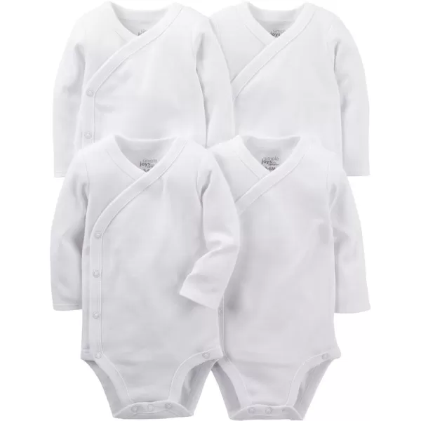 Simple Joys by Carter's unisex-baby 4-pack Side Snap BodysuitBodystocking