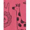 imageSimple Joys by Carters Baby Girls 2Way Zip Thermal Footed Sleep and Play Pack of 2Dark Rose Forest AnimalsGrey Strawberries