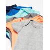 imageSimple Joys by Carters babyboys 6pack Shortsleeve BodysuitBlueOrangeMint Green
