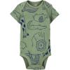 imageSimple Joys by Carters babyboys 6pack Shortsleeve BodysuitMulticolorAlligatorForest AnimalsStripe