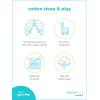 imageSimple Joys by Carters Baby 2Pack Halloween Cotton Footed Sleep and PlaySkeletonPumpkins