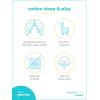 imageSimple Joys by Carters Baby 2Pack Halloween Cotton Footed Sleep and PlaySkeletonPumpkins