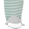 imageSimple Joys by Carters Baby 2Way Zip Thermal Footed Sleep and Play Pack of 2Mint Green StripeWhite Avocados